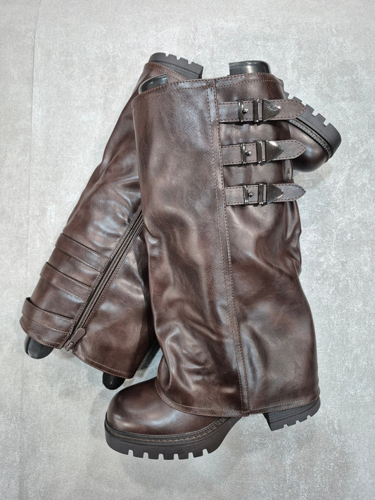 Bottes similicuir pour femmes