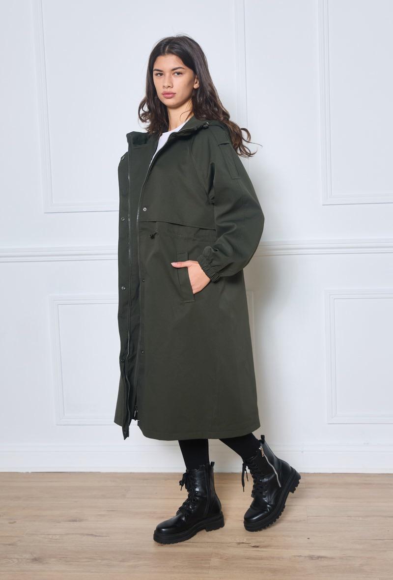 Loose fit with hood