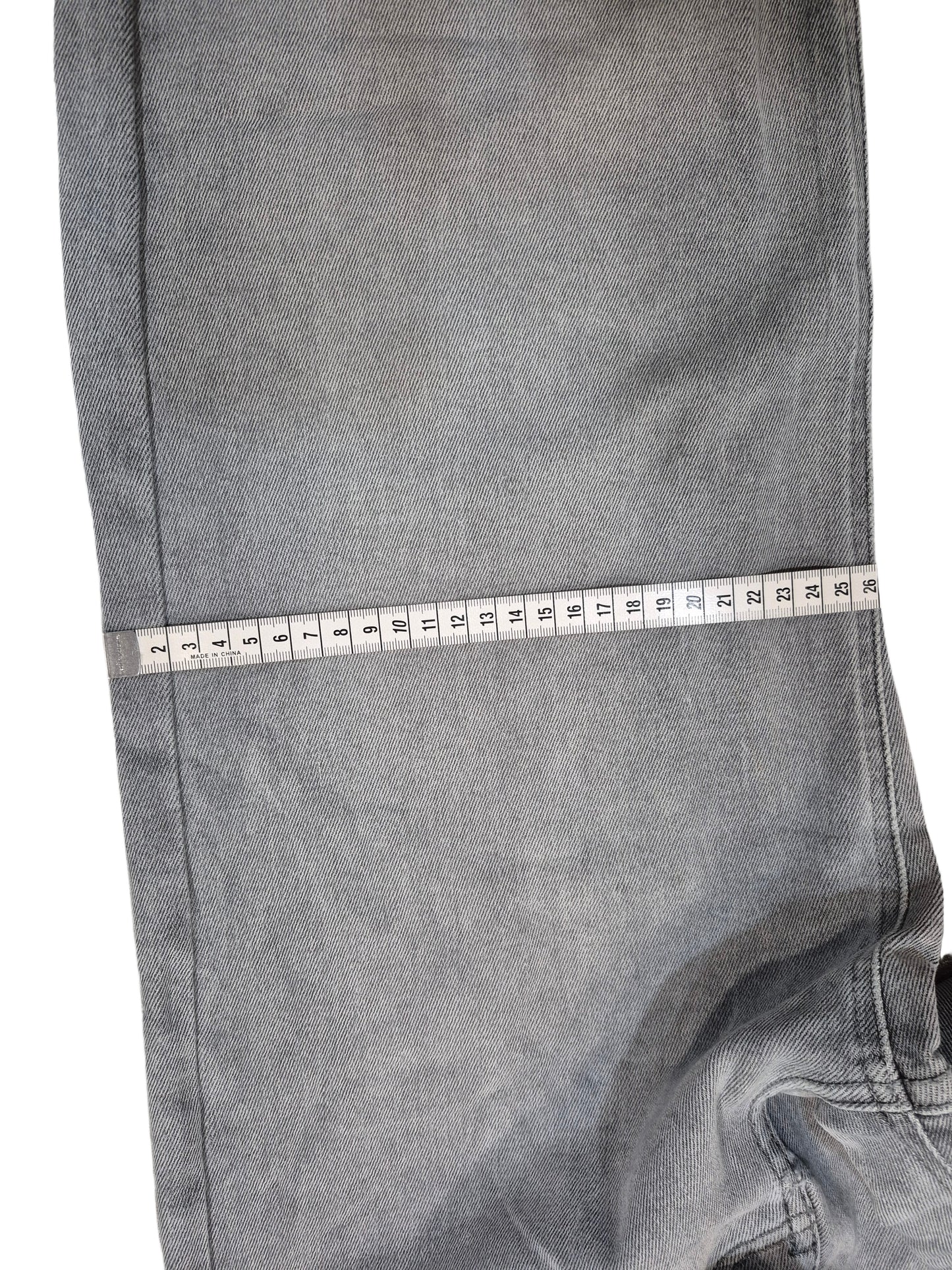 Jeans taille haute large