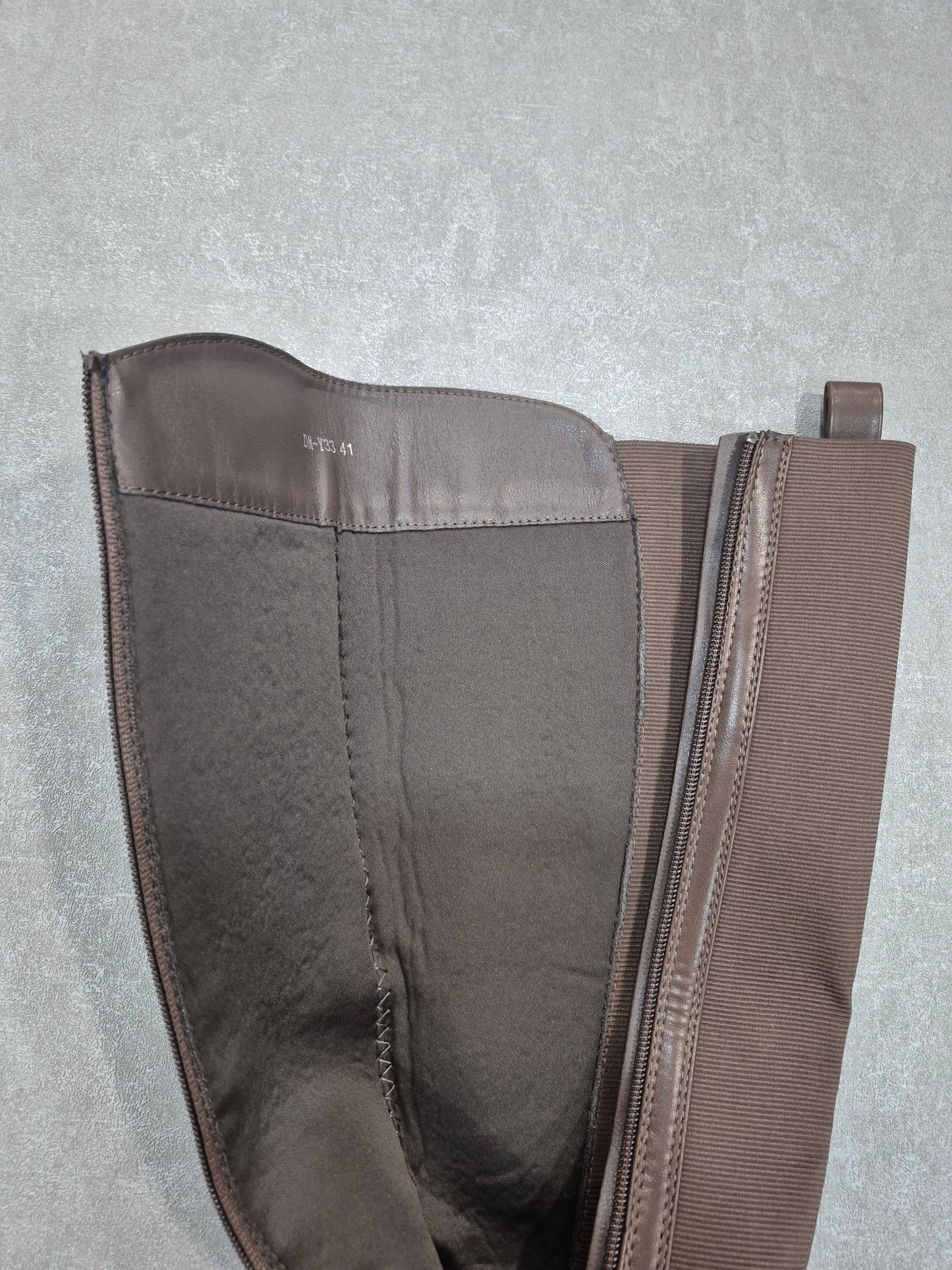 Bottes similicuir marron pour femmes
