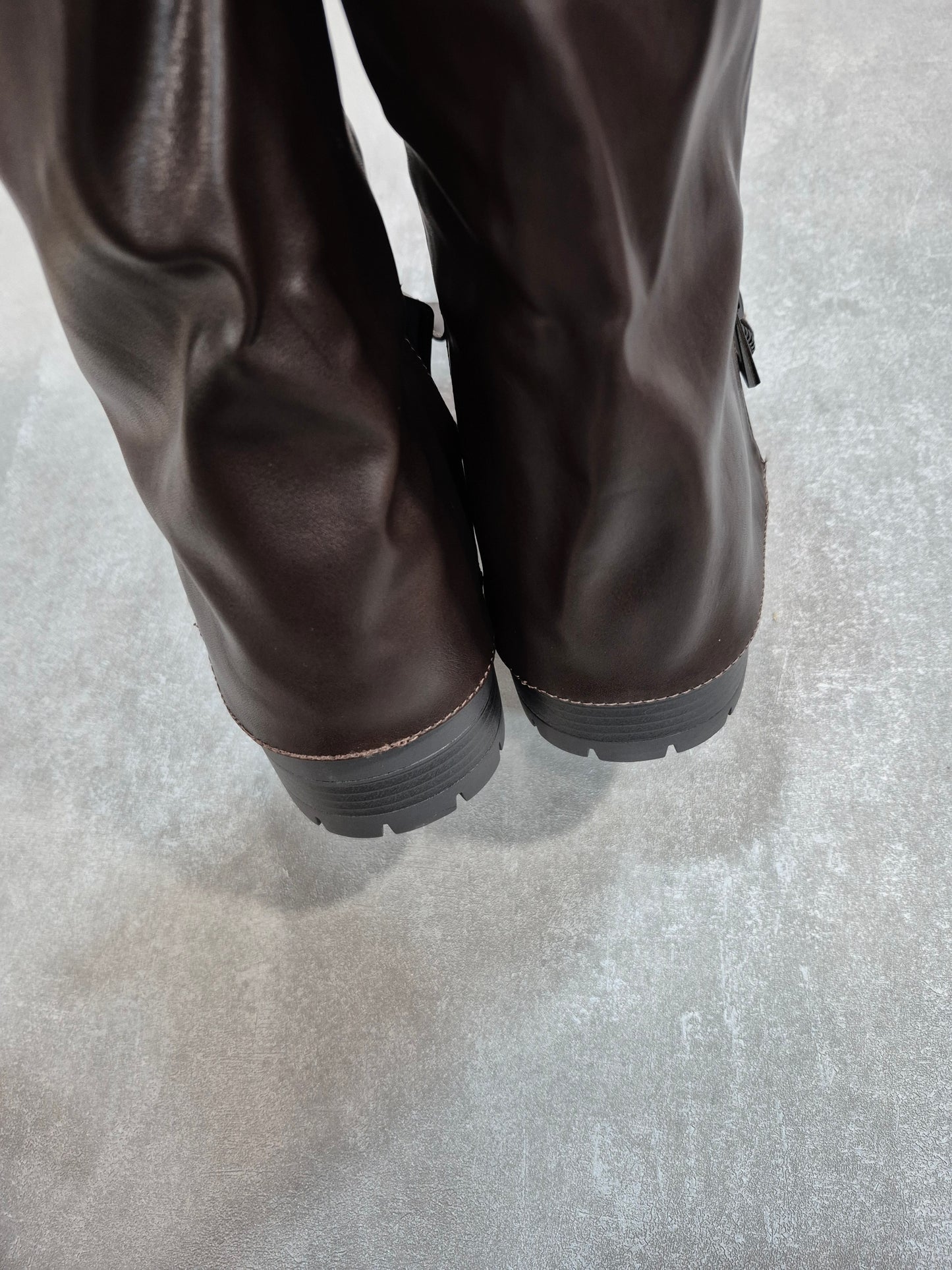 Bottes similicuir pour femmes