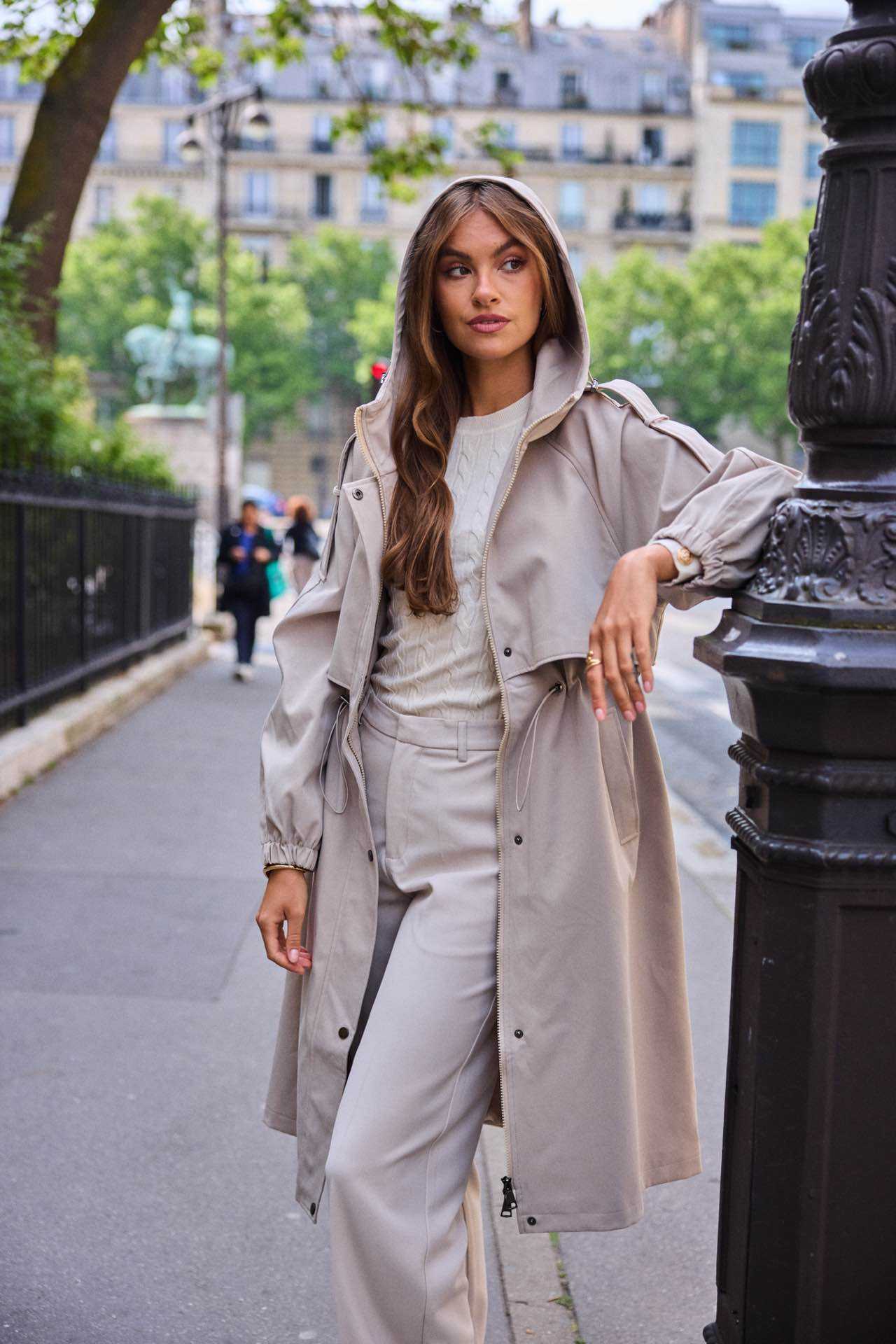 Loose fit with hood