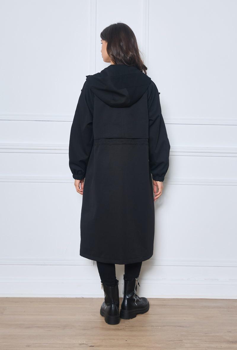 Loose fit with hood