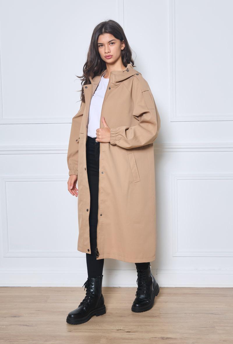 Loose fit with hood