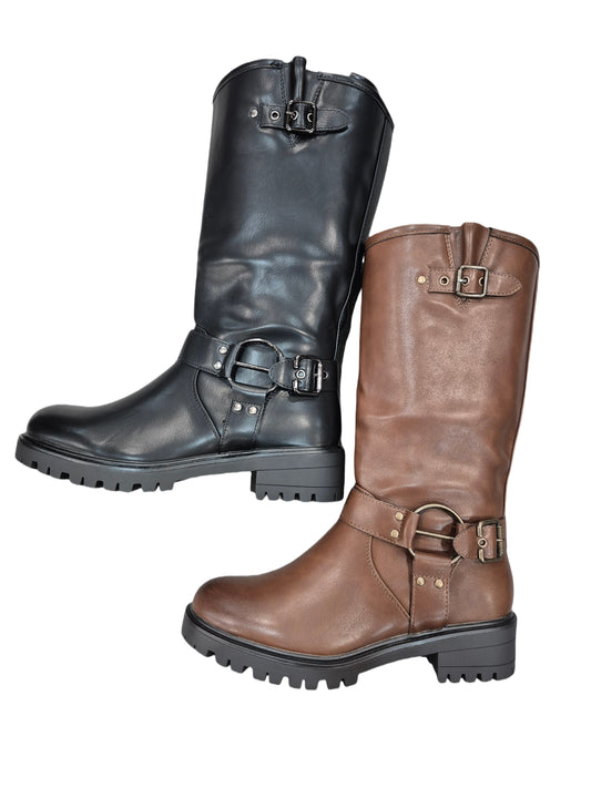 Bottes similicuir pour femmes
