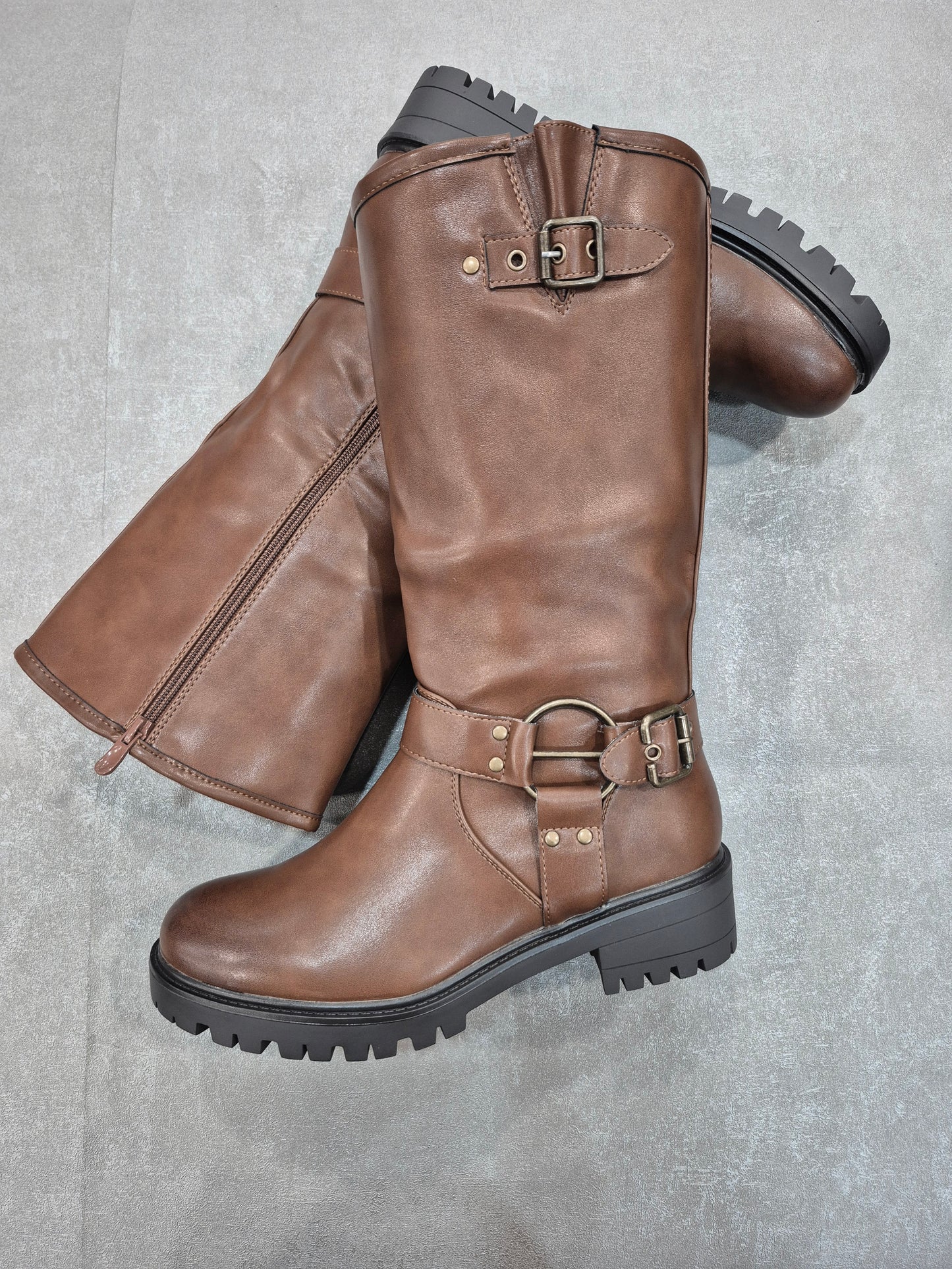 Bottes similicuir pour femmes