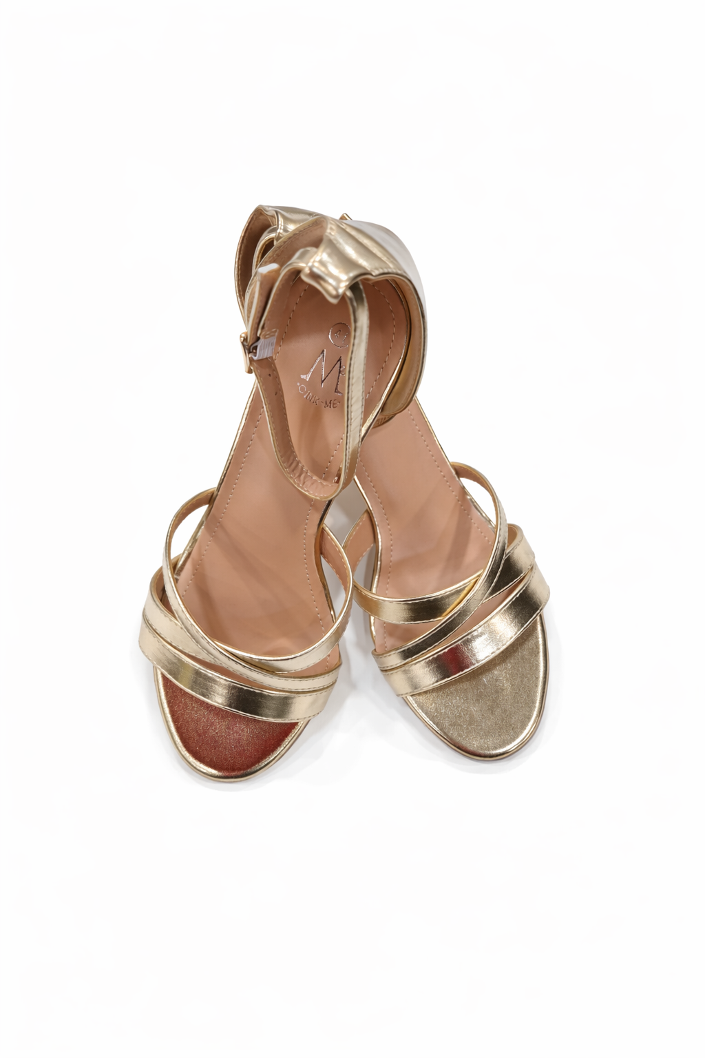Sandales Élégantes Dorées à Talon – 6 cm (EU 41–44)